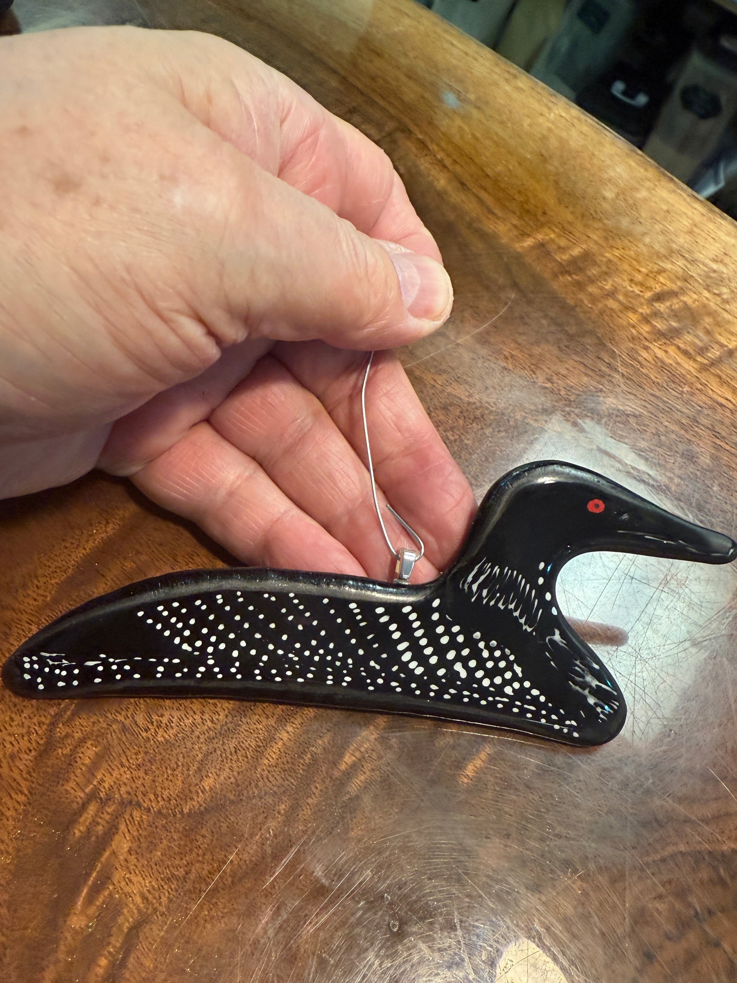 Fused Glass Loone Ornament