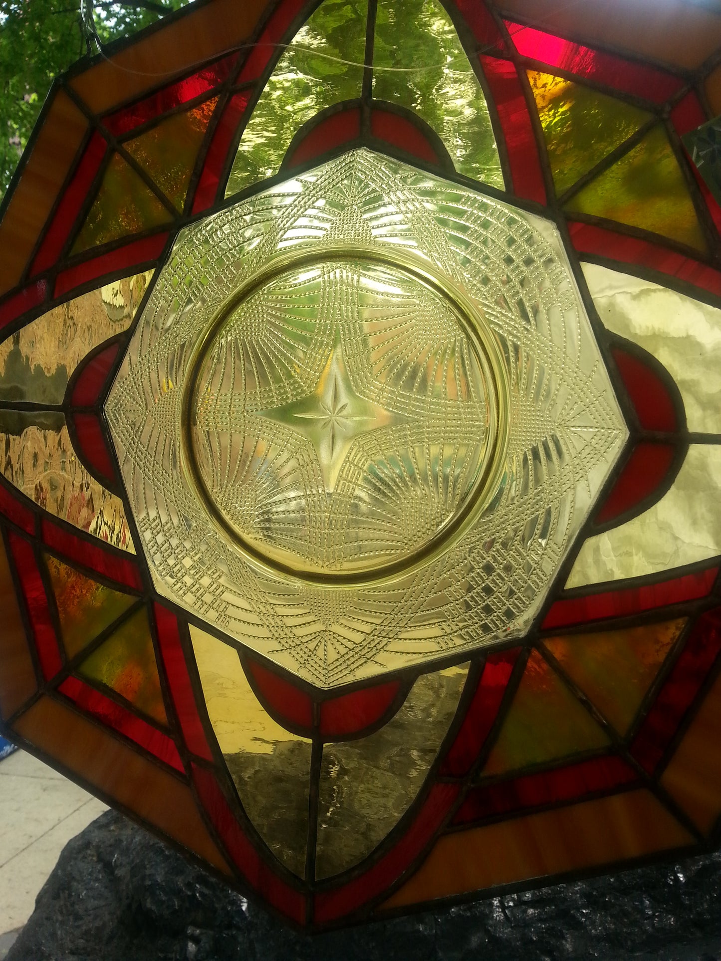 stained glass window