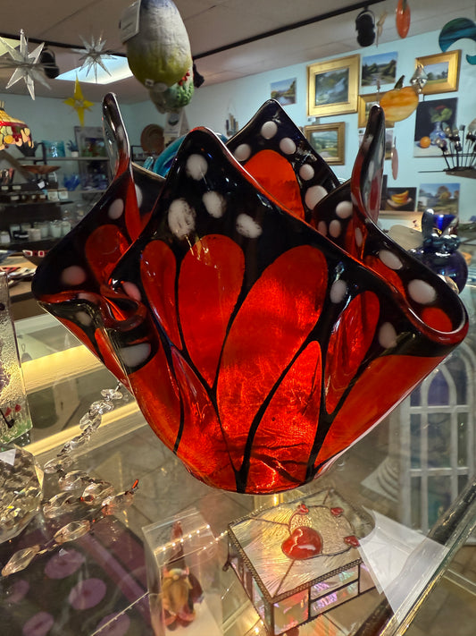 Monarch Butterfly vase